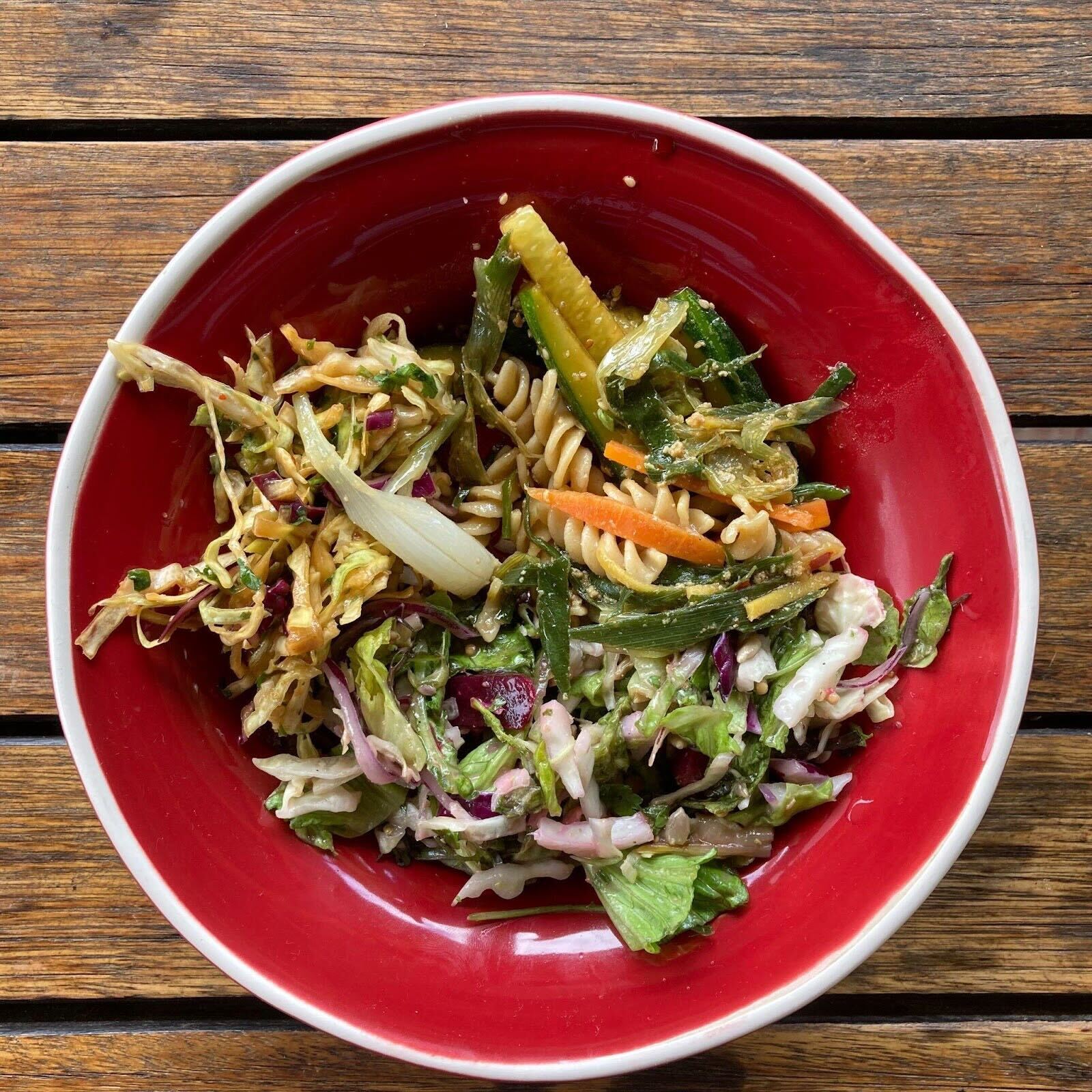 dish with vegan food